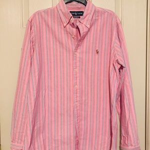 Pink / Blue Ralph Lauren Polo Unisex Button Down